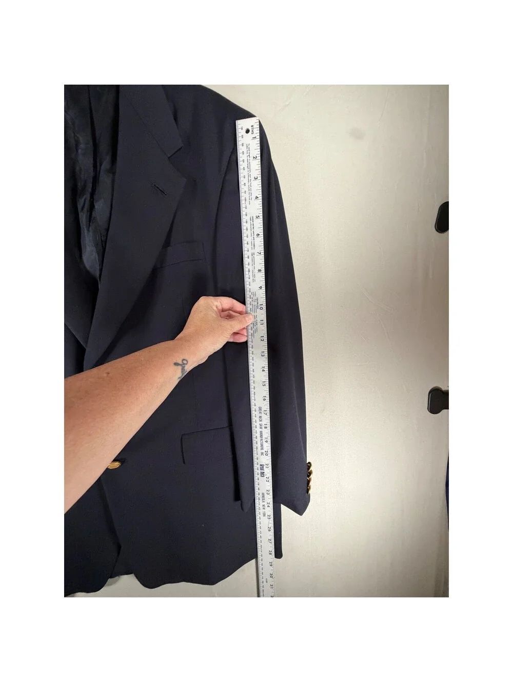 Hart Schaffner Marx Gold Trumpeter Navy Blue Blazer Gold Buttons Nordstrom Mens